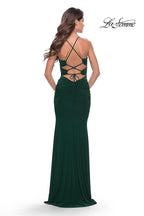 La Femme Dress 31334 - Dark Emerald