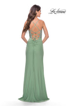 La Femme Dress 31335 - Sage