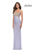 La Femme Dress 31338 - Light Periwinkle