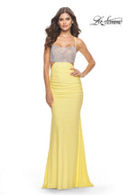 La Femme Dress 31338 - Pale Yellow