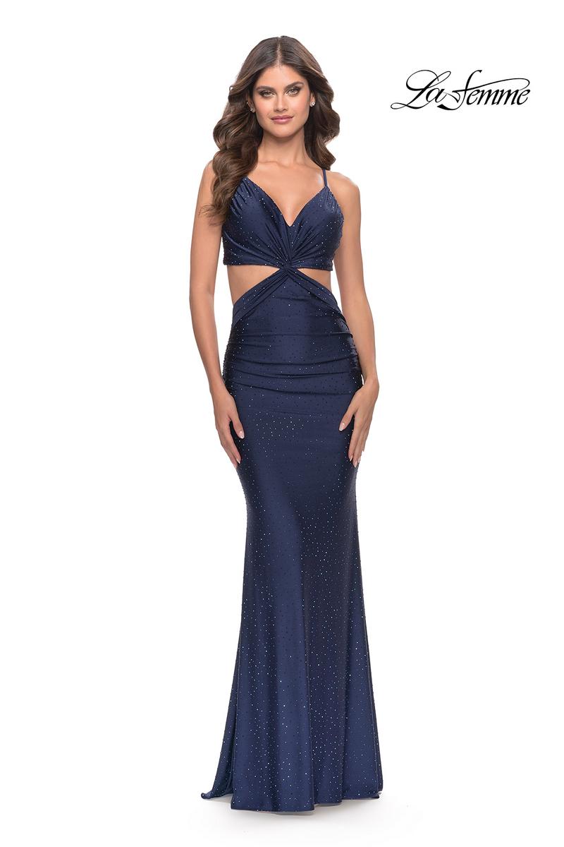 La Femme Dress 31339 - Navy