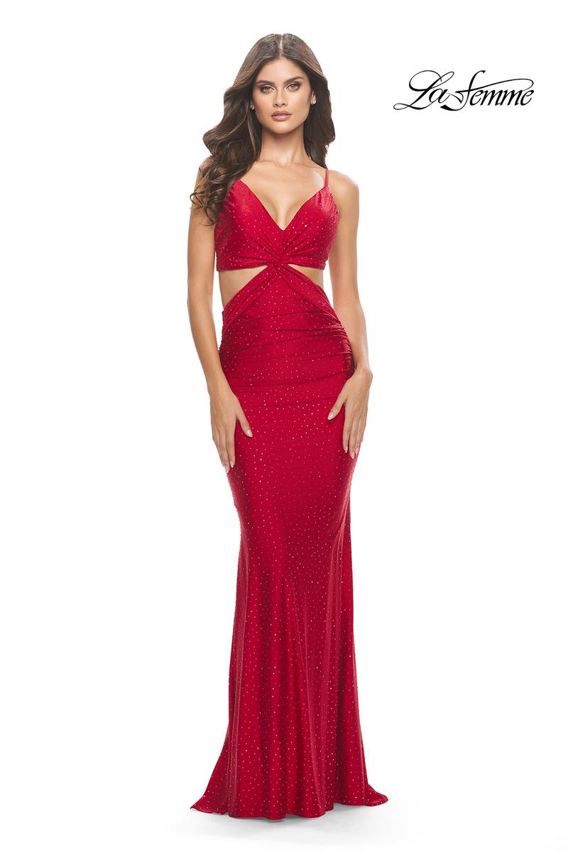 La Femme Dress 31339 - Red