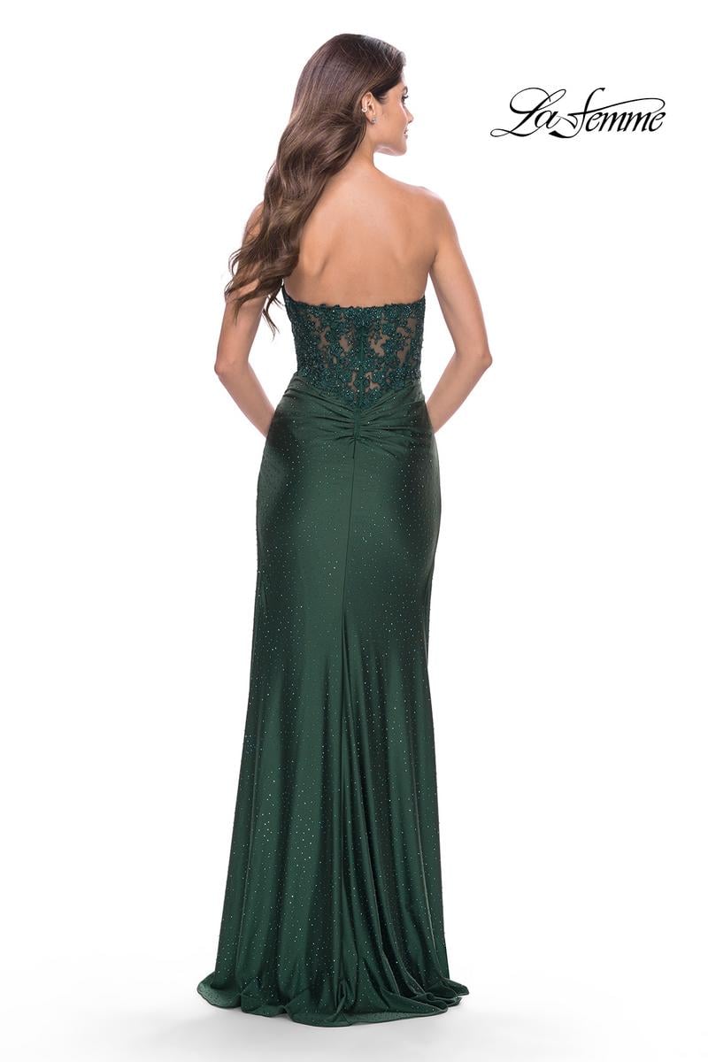La Femme Dress 31343 - Dark Emerald