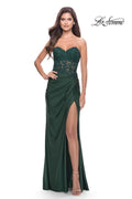 La Femme Dress 31343 - Dark Emerald