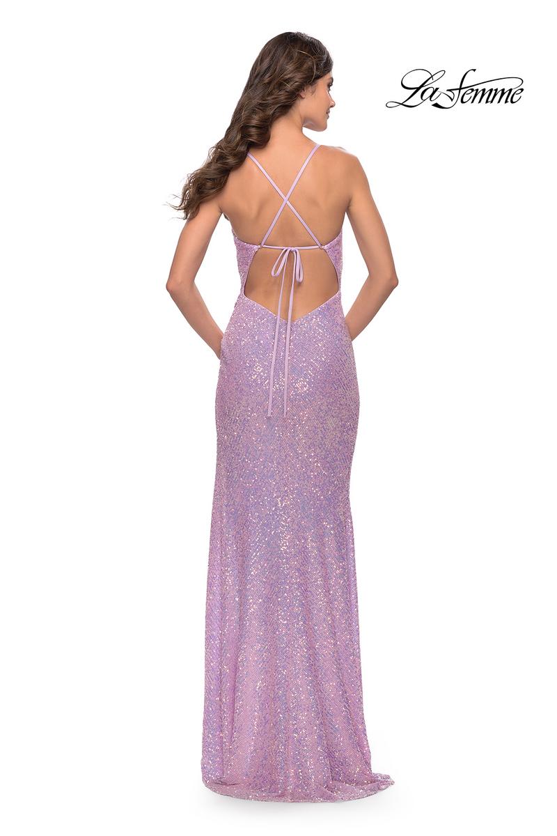 La Femme Dress 31349 - Light Periwinkle