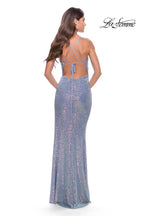 La Femme Dress 31349 - Slate
