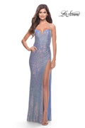 La Femme Dress 31349 - Slate