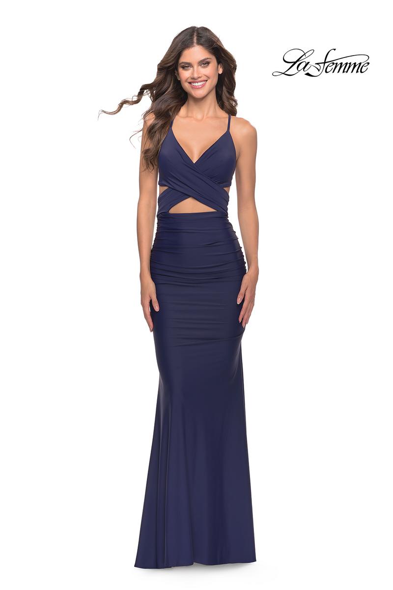 La Femme Dress 31360 - Navy