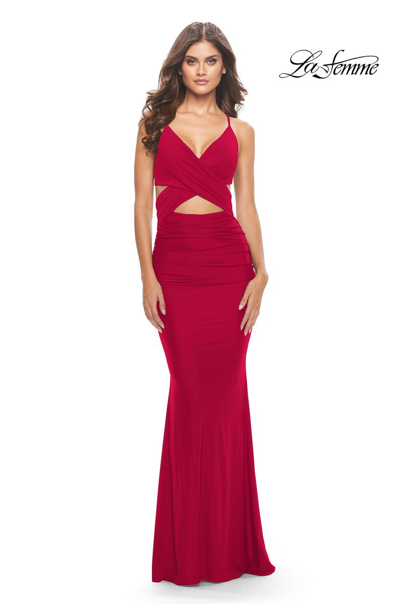 La Femme Dress 31360 - Red