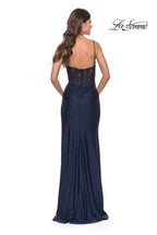 La Femme Dress 31361 - Navy