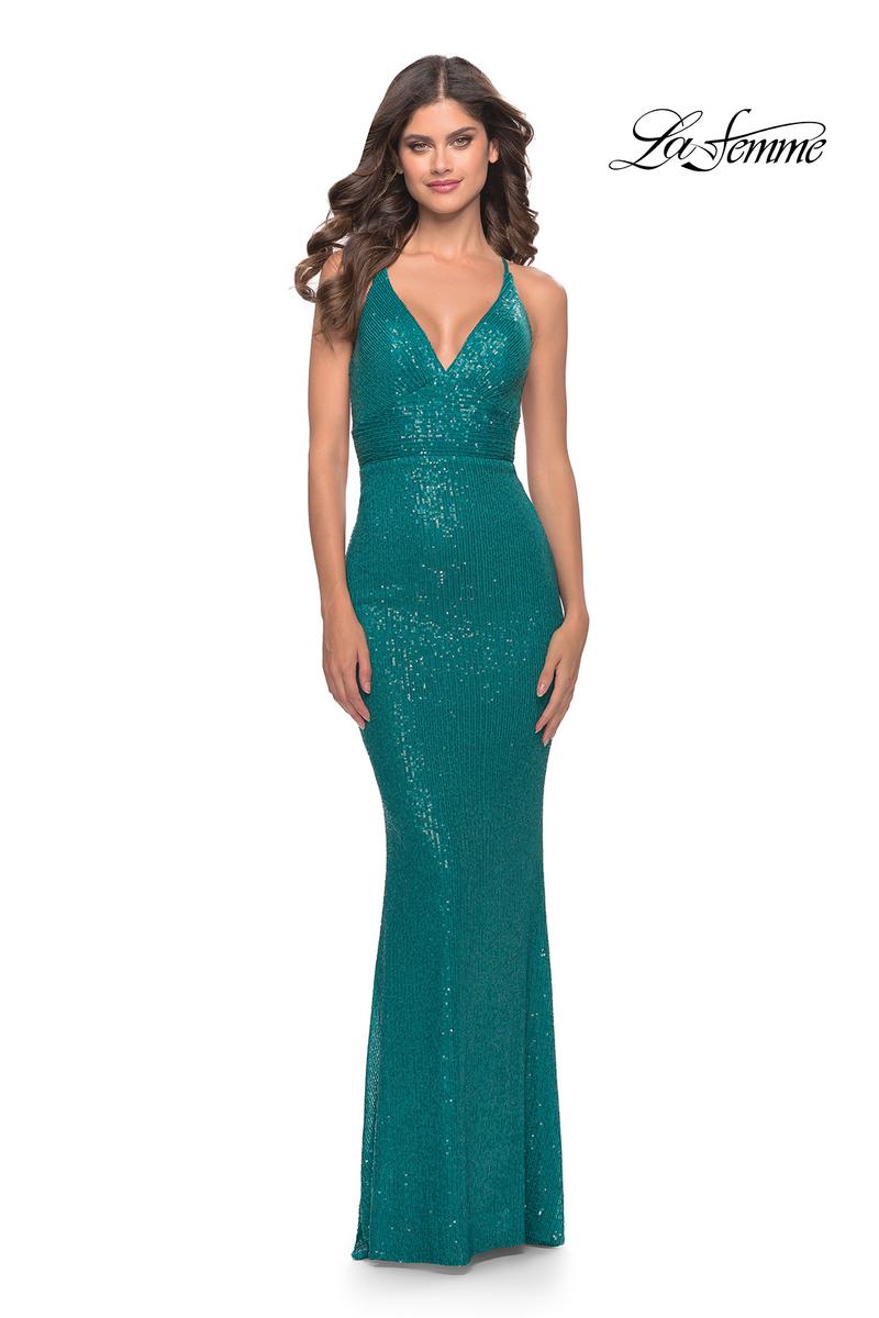La Femme Dress 31362 - Periwinkle