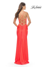 La Femme Dress 31365 - Neon Coral