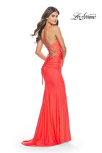 La Femme Dress 31365 - Neon Coral
