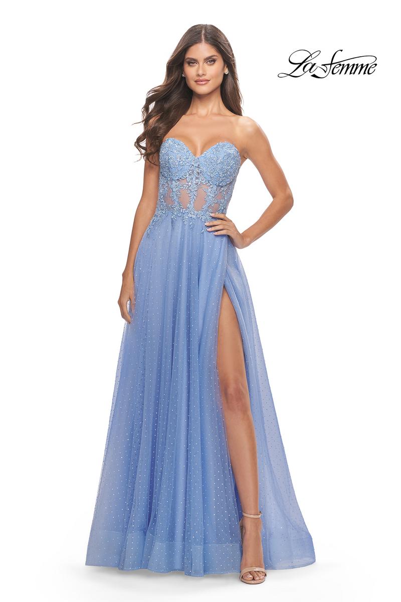 La Femme Dress 31367 - Cloud Blue