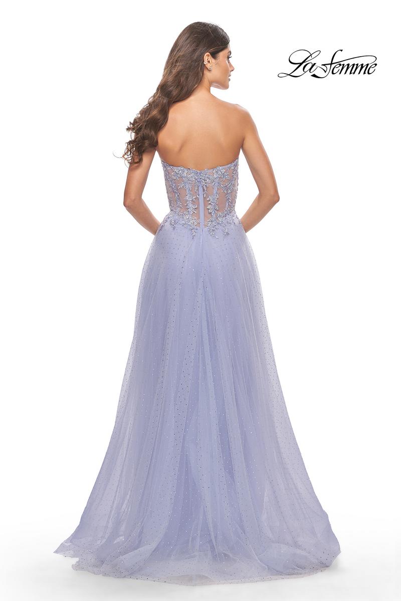 La Femme Dress 31367 - Light Periwinkle
