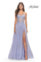 La Femme Dress 31367 - Light Periwinkle