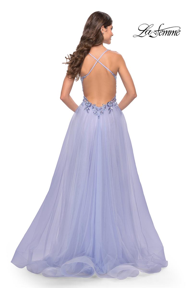 La Femme Dress 31369 - Light Periwinkle