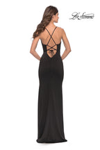 La Femme Dress 31370 - Black