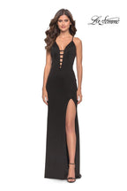 La Femme Dress 31370 - Black