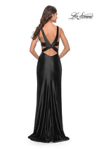 La Femme Dress 31374 - Black