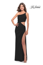 La Femme Dress 31386 - Black
