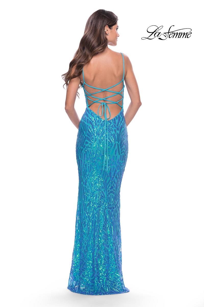 La Femme Dress 31390 - Aqua