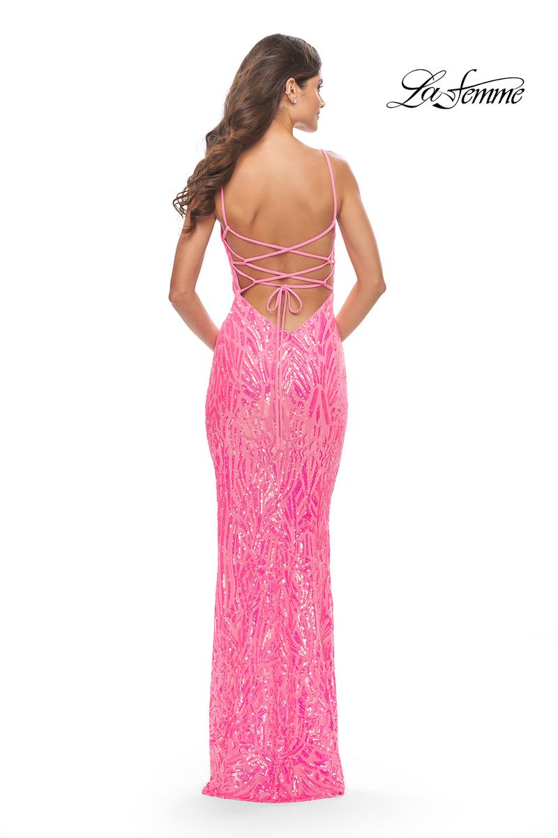 La Femme Dress 31390 - Neon Pink