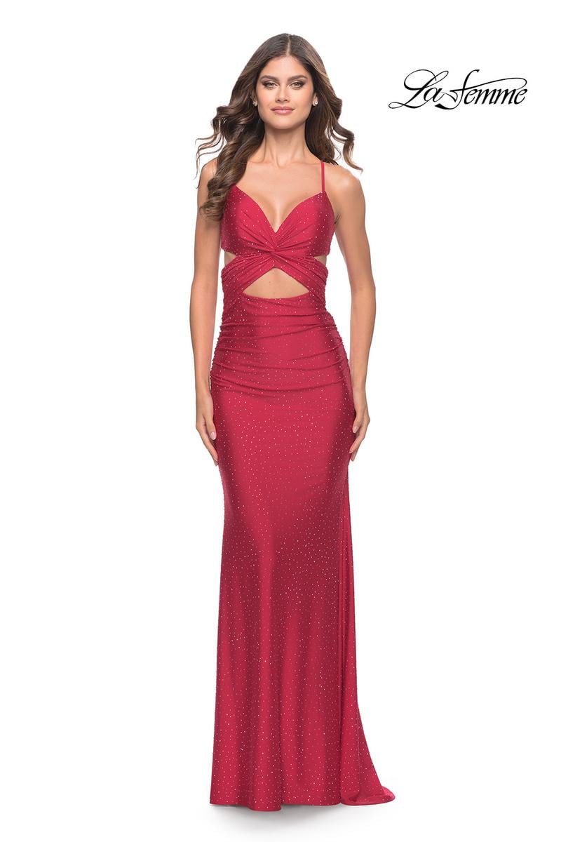 La Femme Dress 31399 - Red