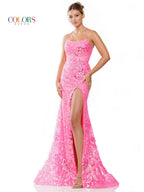 Colors Dress Dress 3139 - Hot Pink