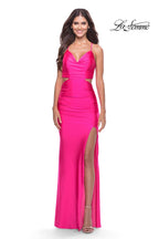 La Femme Dress 31400 - Neon Pink