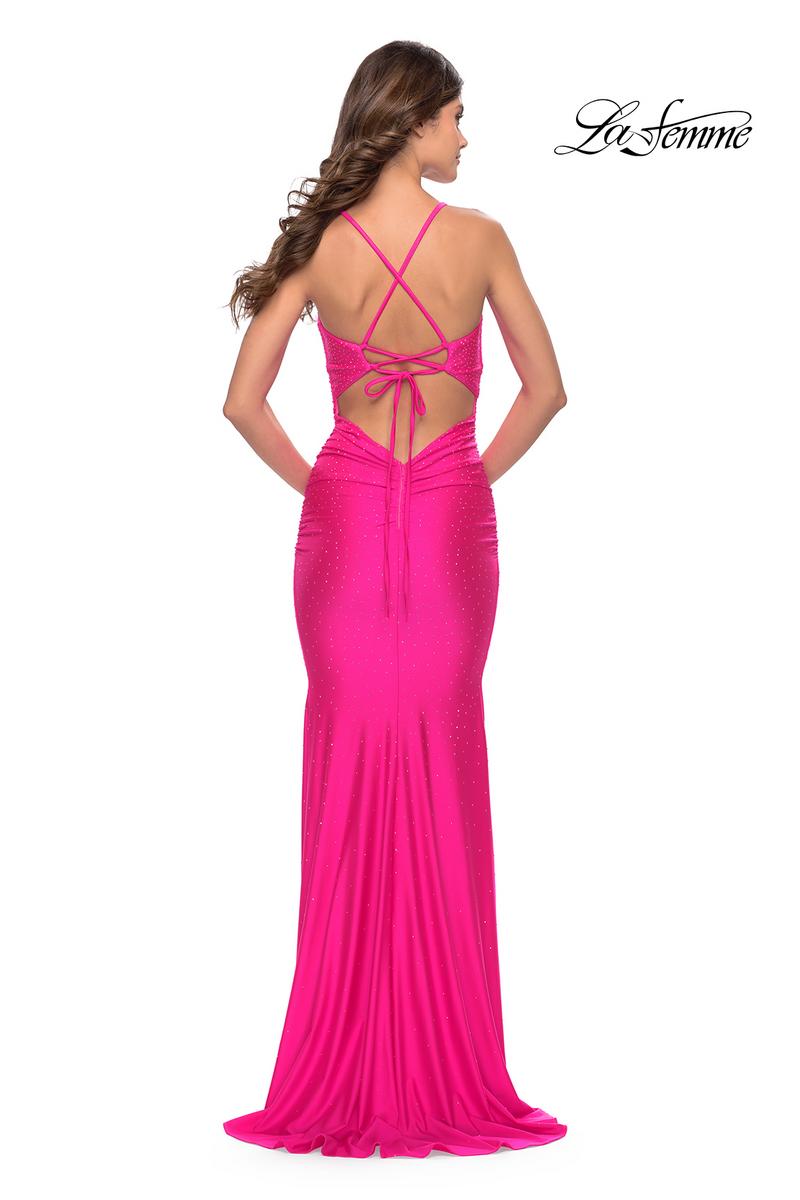 La Femme Dress 31401 - Neon Pink