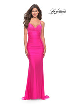 La Femme Dress 31401 - Neon Pink