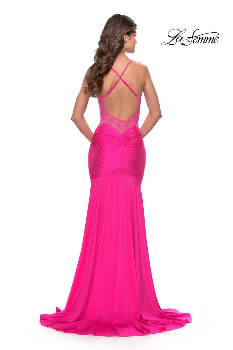 La Femme Dress 31403 - Neon Pink