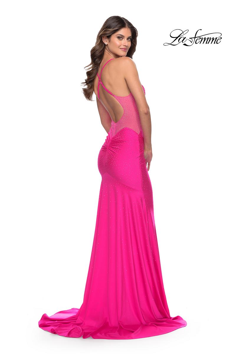 La Femme Dress 31403 - Neon Pink