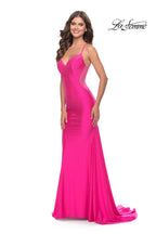 La Femme Dress 31403 - Neon Pink