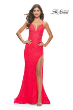 La Femme Dress 31404 - Hot Coral