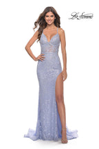 La Femme Dress 31404 - Light Periwinkle