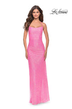 La Femme Dress 31405 - Hot Coral