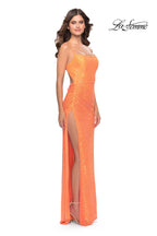La Femme Dress 31405 - Orange
