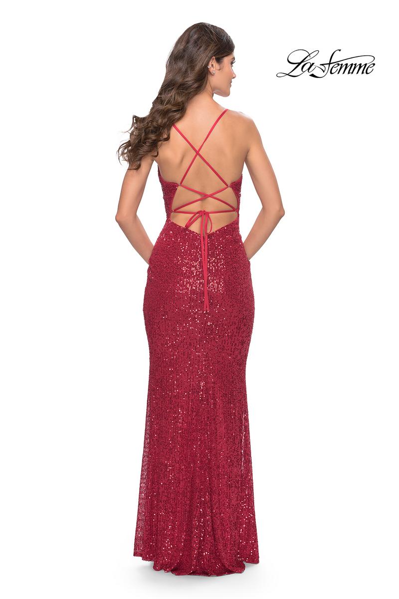 La Femme Dress 31409 - Red