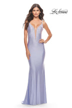 La Femme Dress 31413 - Light Periwinkle