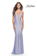 La Femme Dress 31413 - Light Periwinkle