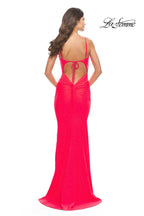 La Femme Dress 31414 - Neon Coral
