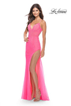 La Femme Dress 31419 - Neon Pink