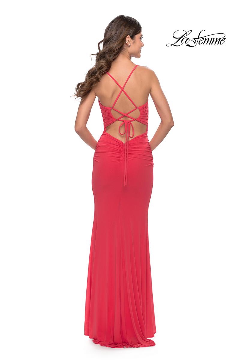 La Femme Dress 31424 - Coral