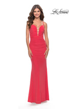 La Femme Dress 31424 - Coral