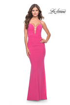 La Femme Dress 31424 - Hot Pink