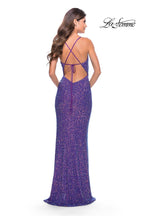 La Femme Dress 31430 - Purple