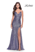 La Femme Dress 31431 - Lavender