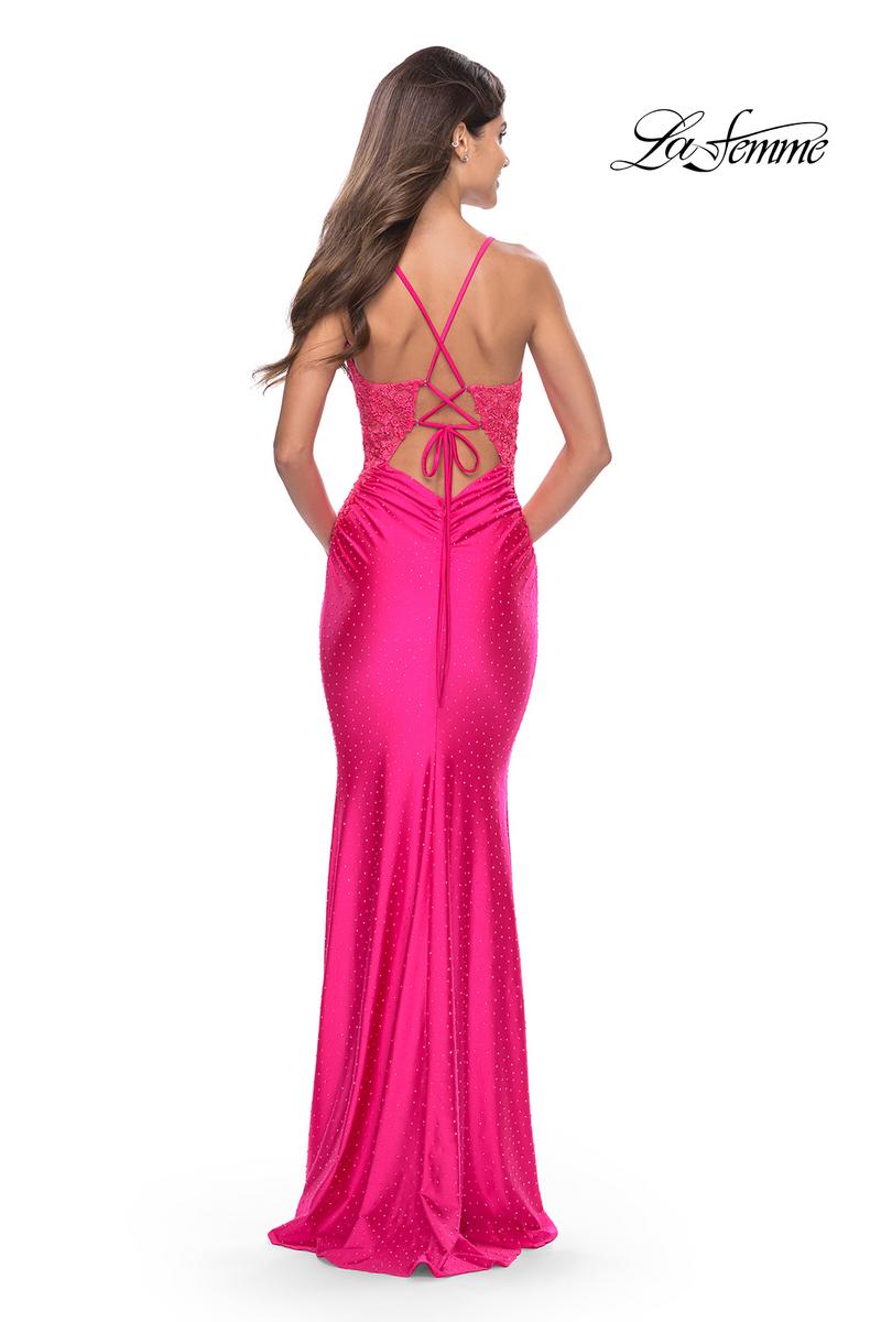 La Femme Dress 31436 - Neon Pink